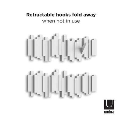 Umbra Sticks multi hook, white