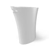 Umbra Skinny Trash Can, white (7.5 L)