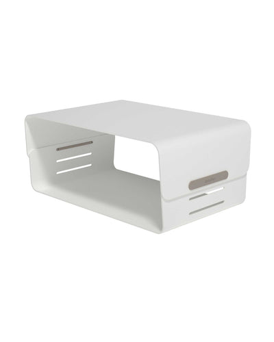 Dataflex Addit Bento® Adjustable 123 monitor riser, white