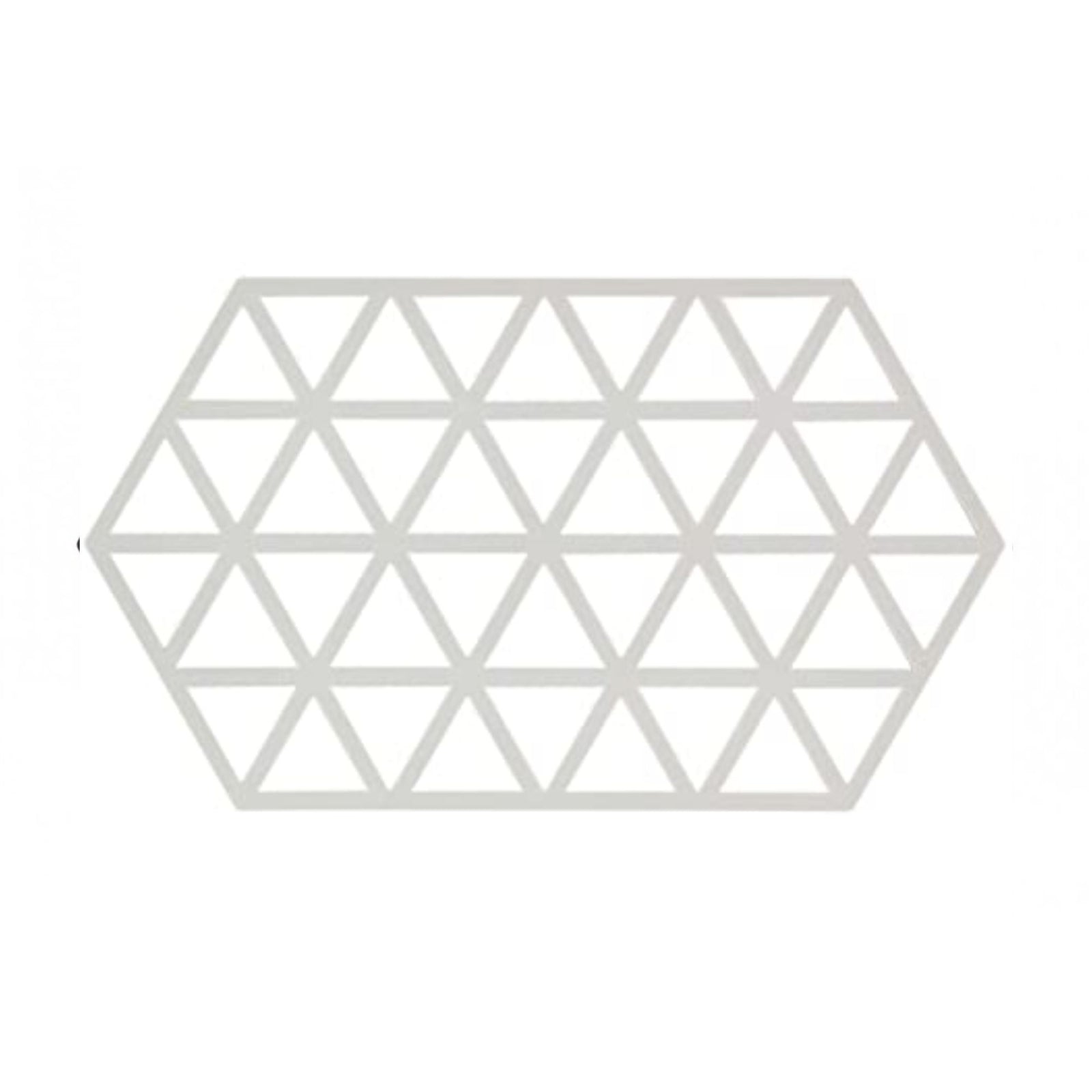 Zone Denmark Shell Trangles Long Trivet , Warm Grey