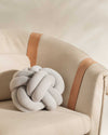 Design House Stockholm Knot cushion, white grey