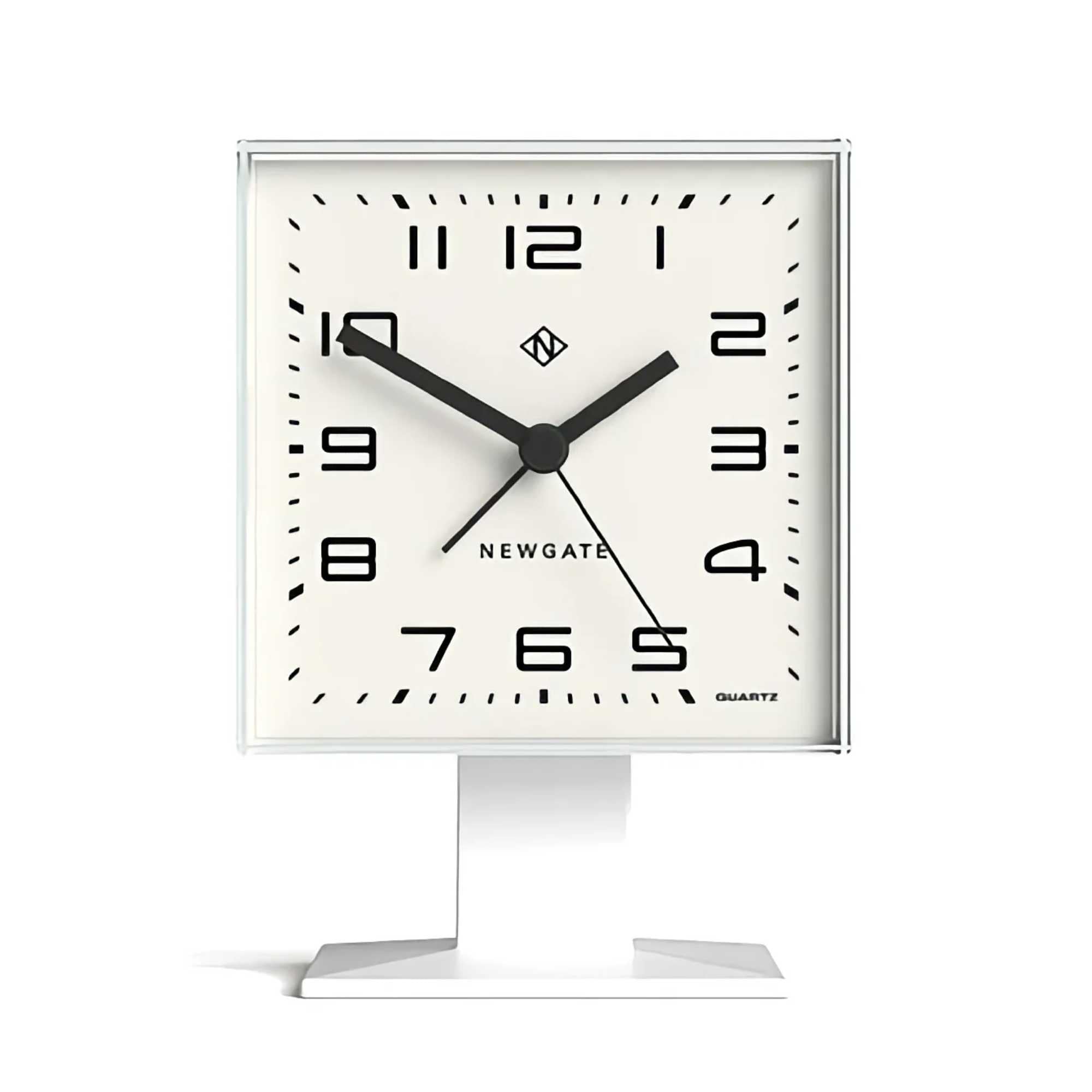 Newgate Victor alarm clock, white