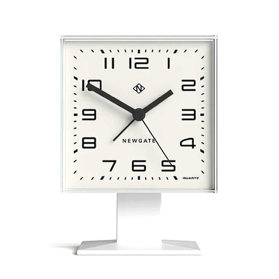 Newgate Victor alarm clock, white