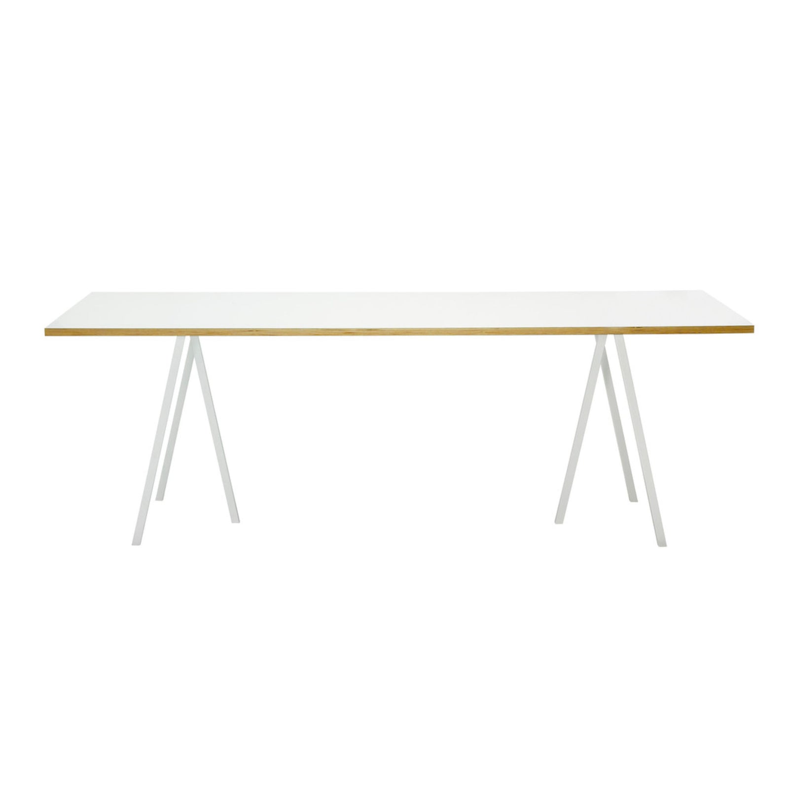 HAY Loop Stand Rectangular Table L200 x W92.5 , White