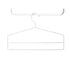 String Coat hanger, white (set of 4)