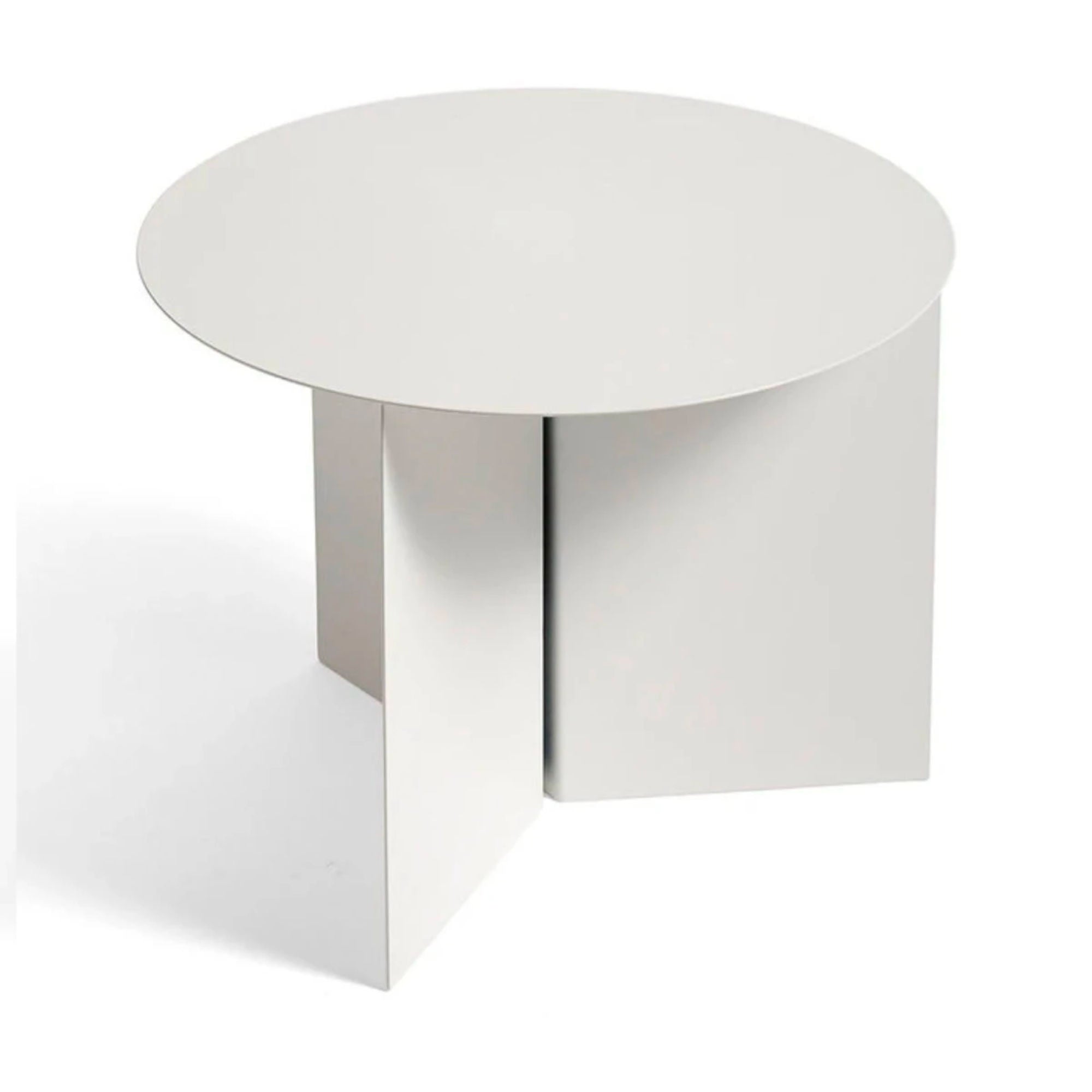 Hay Slit Table Steel Round, white (ø45 cm)