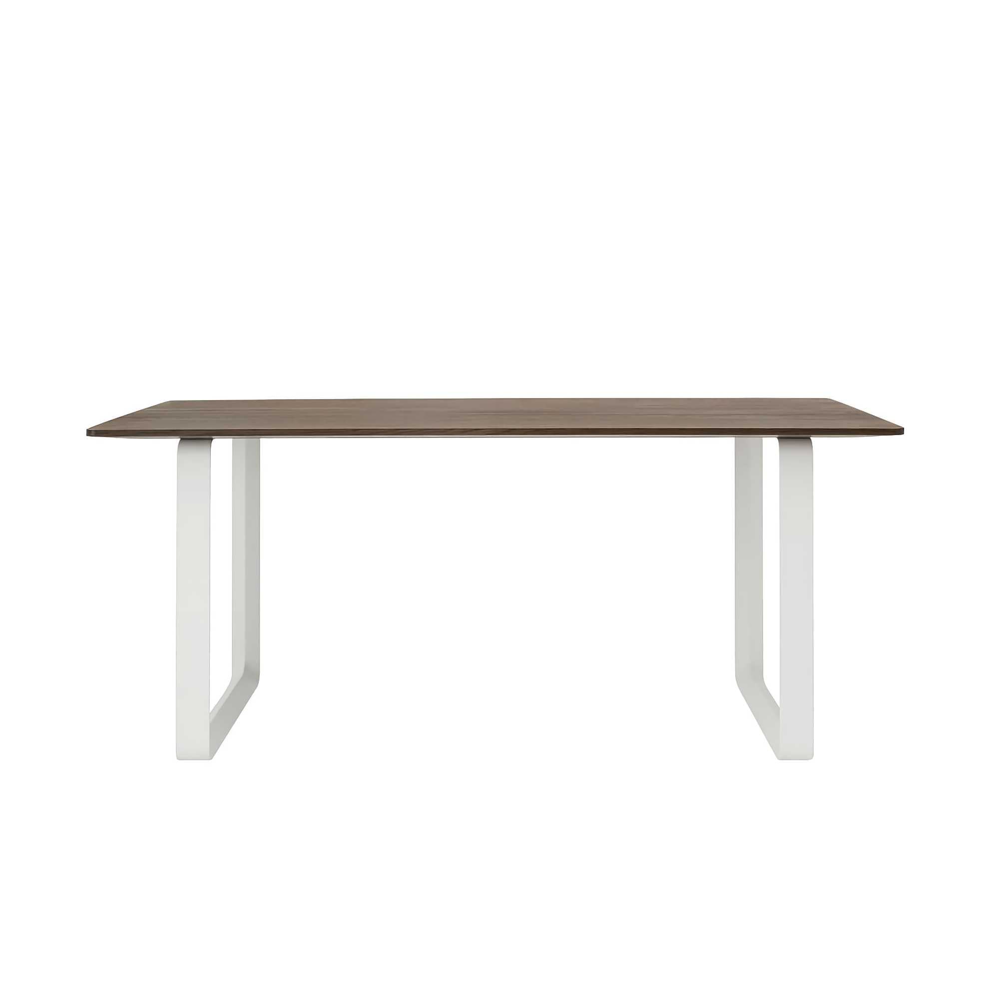Muuto 70/70 table, solid smoked oak/white (170x85 cm)