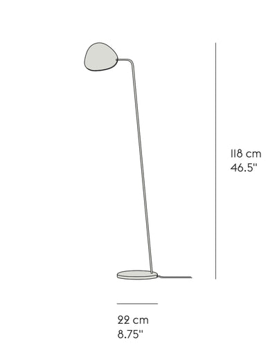 Muuto Leaf Floor Lamp , White