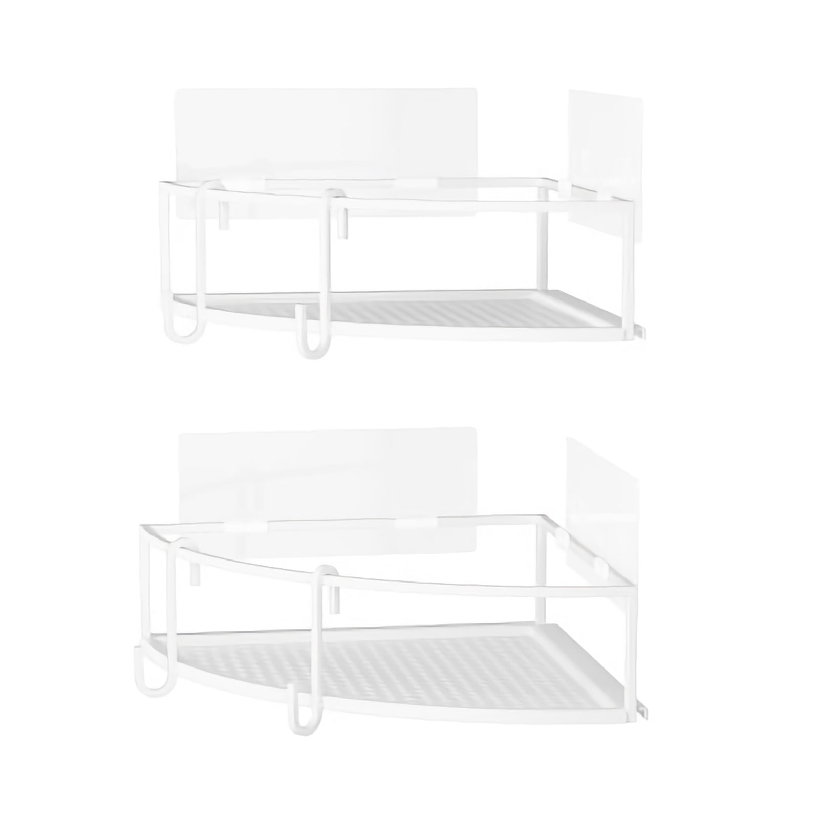 Umbra Cubiko Corner Bin, white (set of 2)