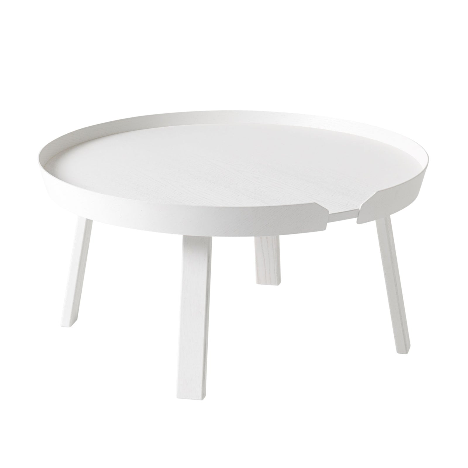 Muuto Around Ø72 coffee table, white