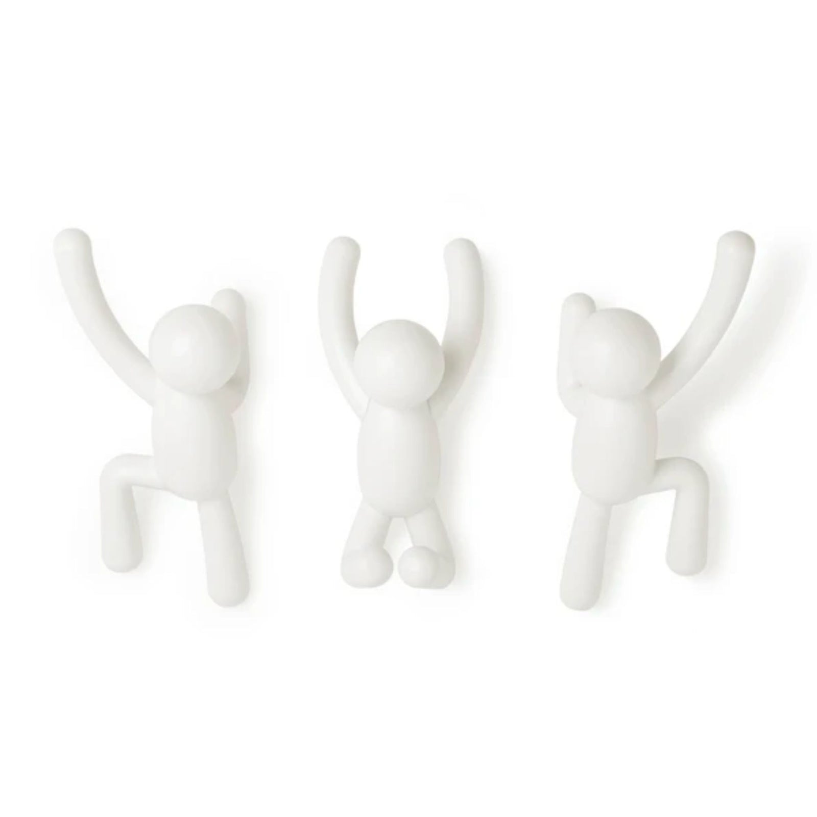 Umbra Buddy wall hooks, white