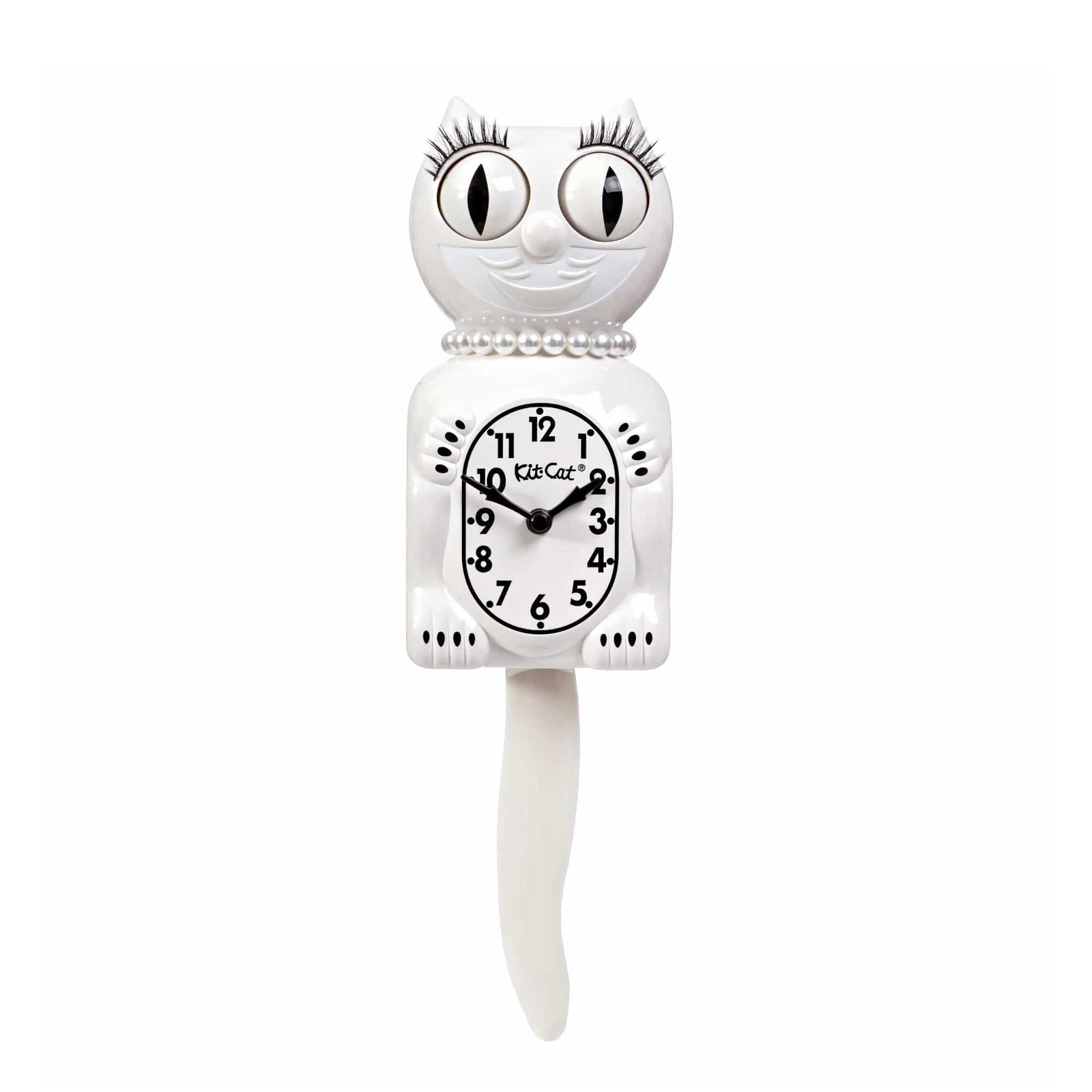Kit-Cat Classic Clock White Edition