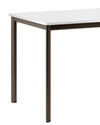 &Tradition HW59 Drip table, Off-White Fenix Nano Laminate/bronzed aluminium
