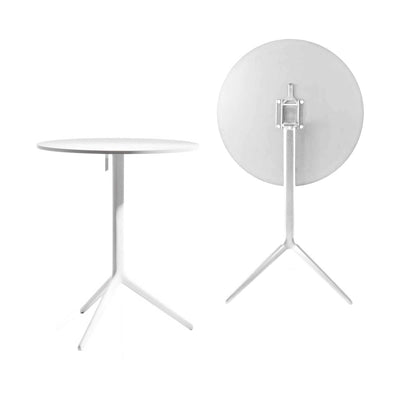 Magis Central folding table round, white (outdoor)