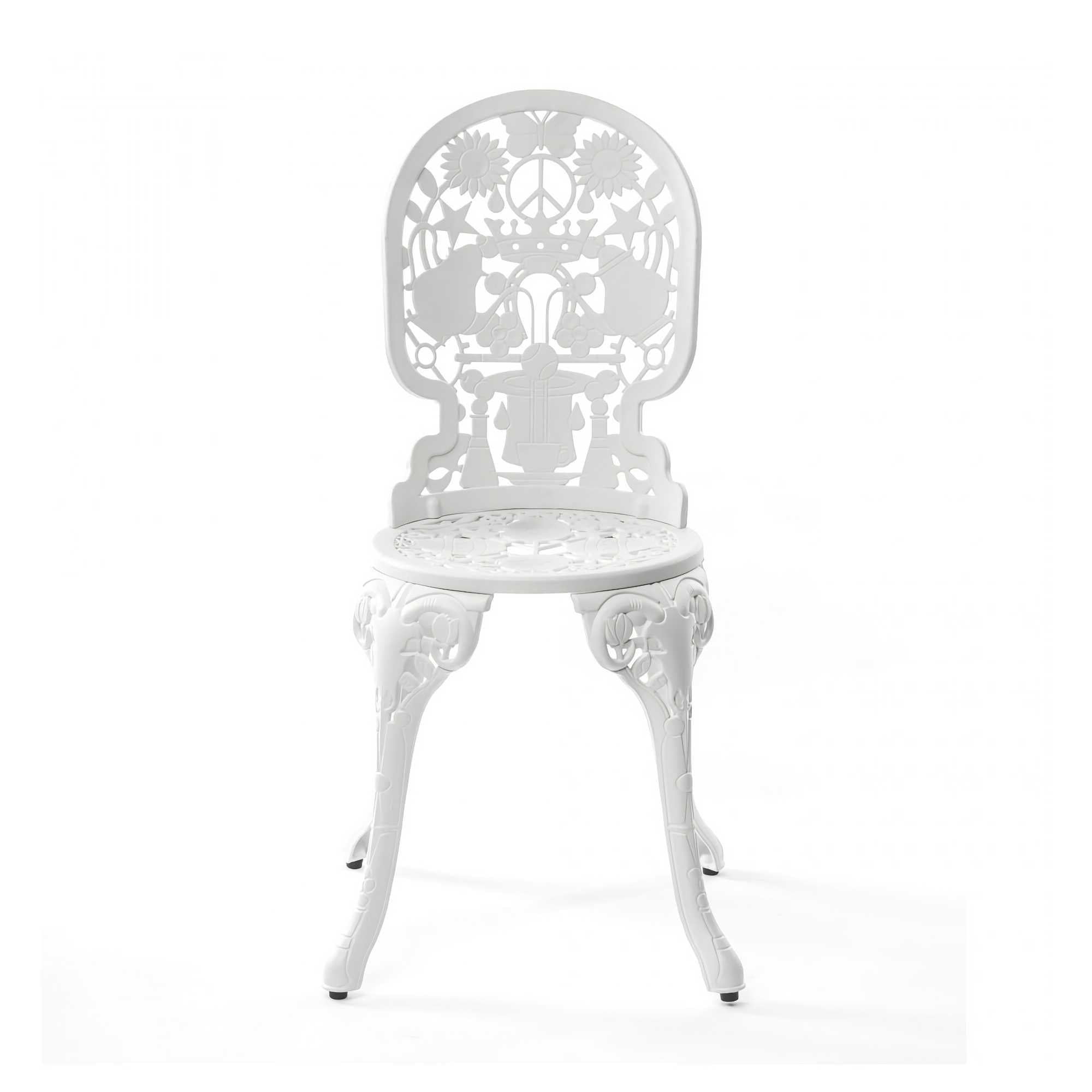 Seletti Industry Aluminium Garden Chair, white