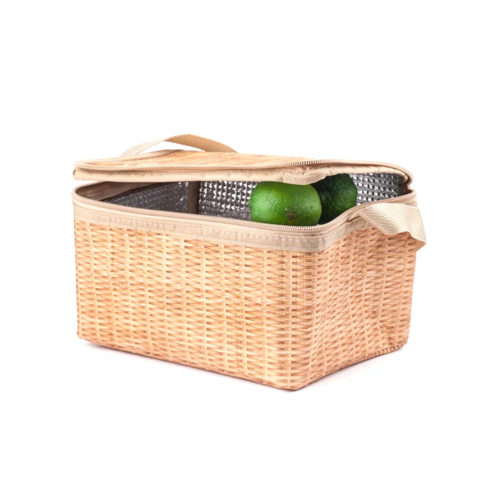 Kikkerland Wicker Lunch Box
