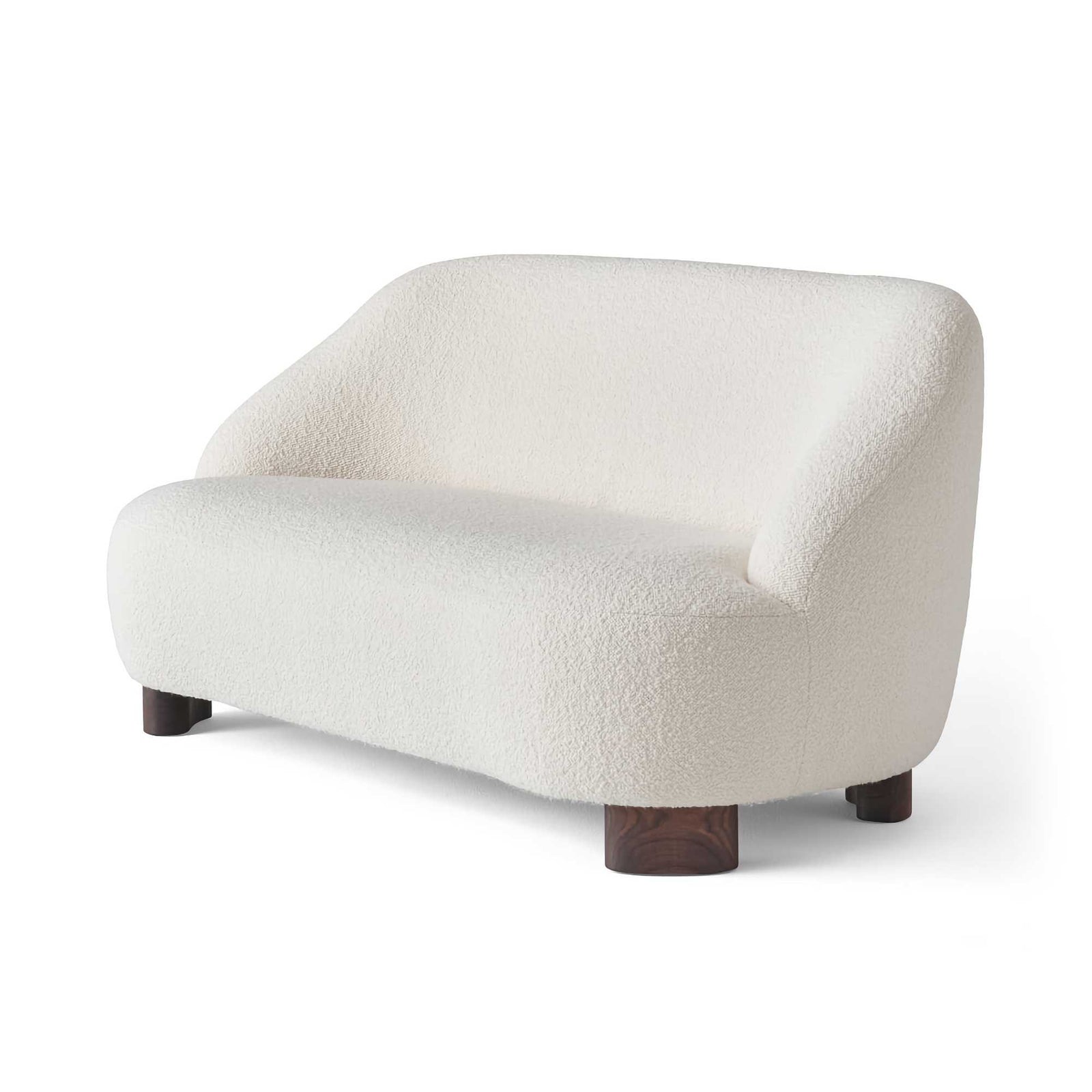 &Tradition  LC3 Margas 2 seater sofa, Karakorum 001/oiled walnut