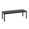 Muuto Workshop coffee table, black (120x43 cm)
