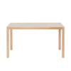 Muuto Workshop Table, warm grey linoleum/oak (130x65cm)