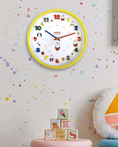 Miffy Icon wall clock, colorful