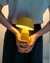 Marset Bicoca rechargeable lamp, yellow