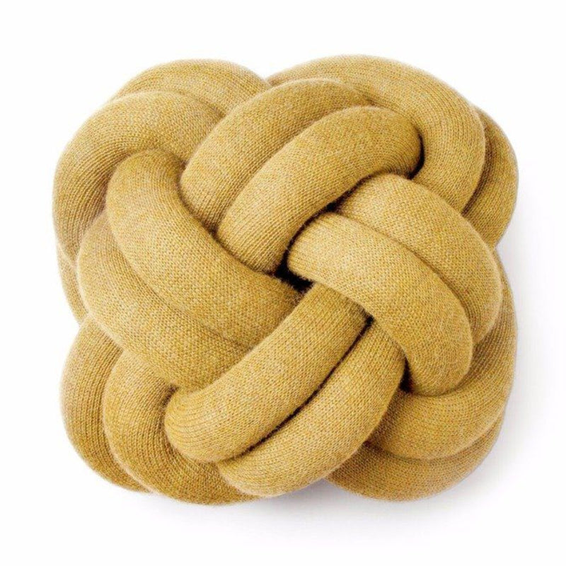 Design House Stockholm Knot cushion, yellow