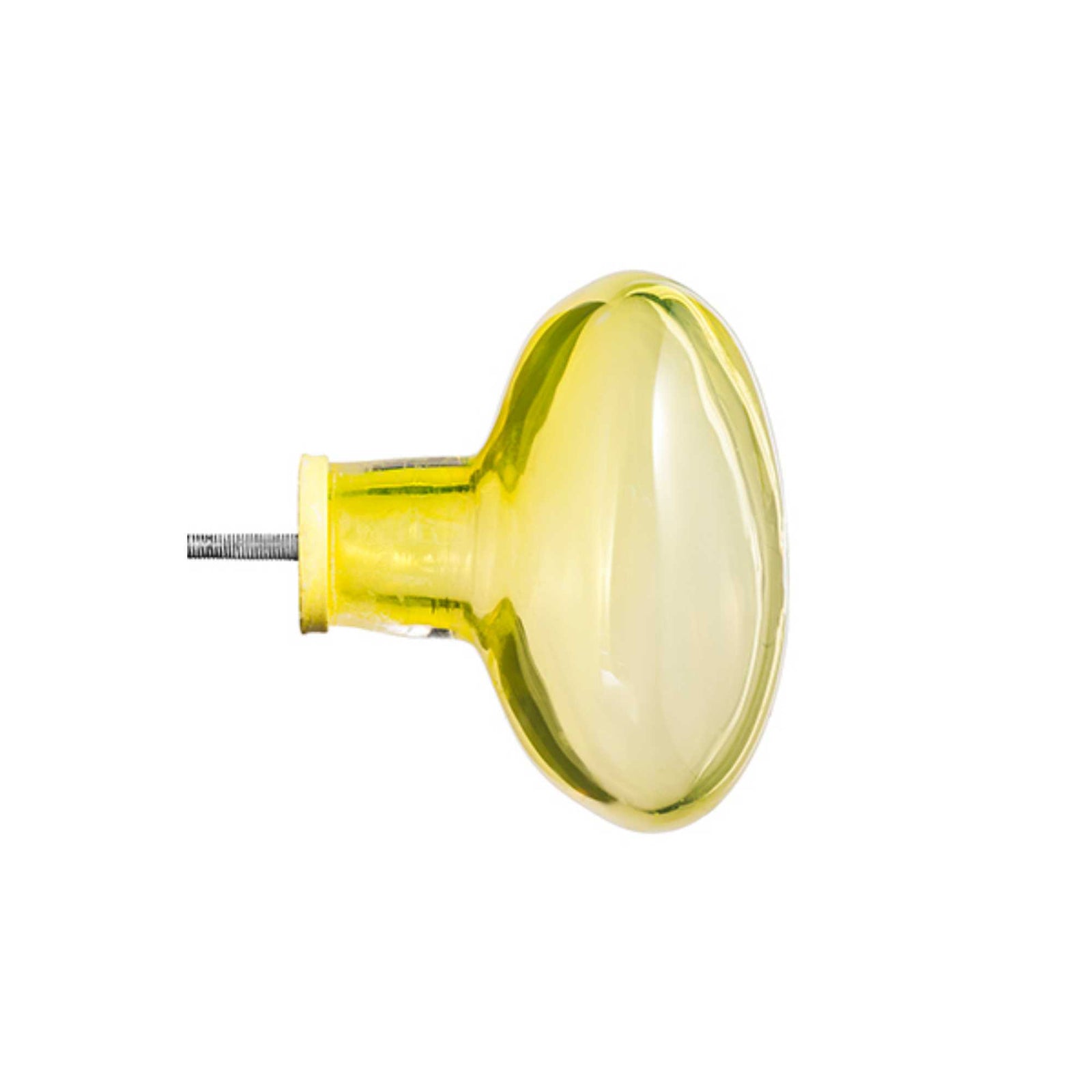 Petite Friture Bubble coat hook small, transparent yellow