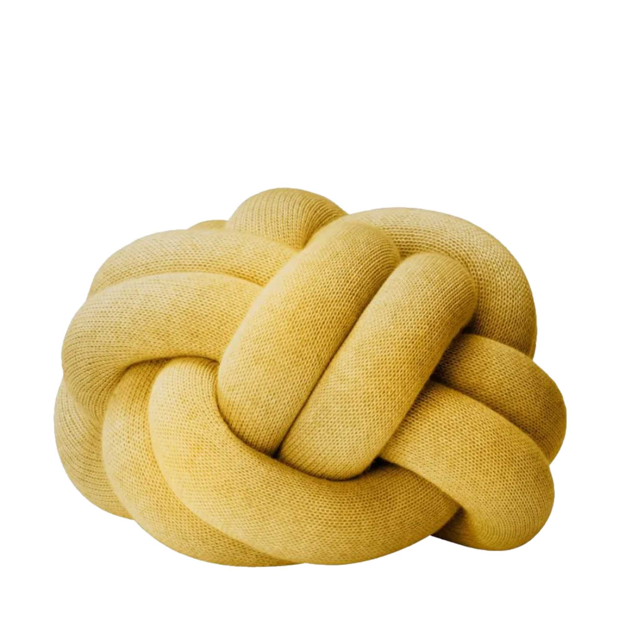 Design House Stockholm Knot cushion, yellow