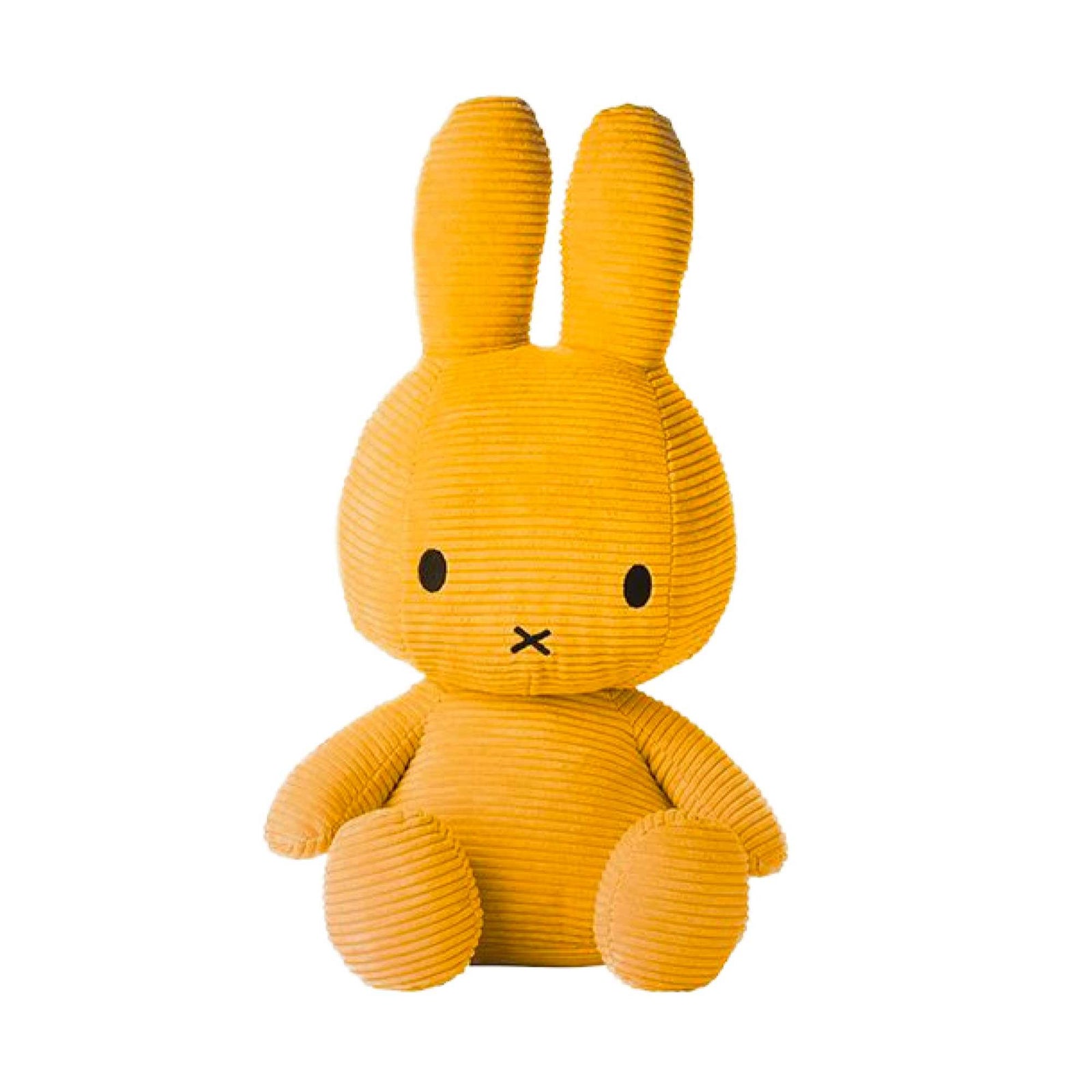 Miffy Sitting Plush 50cm, Corduroy yellow